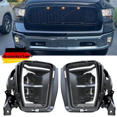 Für Dodge Ram 1500 2013-18 LED Vorne Stoßstangen Nebelscheinwerfer Tagfahrlicht - Bild 1 von 4