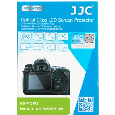JJC GSP-OM1 Optical GLASS LCD Screen Protector For Olympus OM-1 OM1  camera USA - Image 1 of 4
