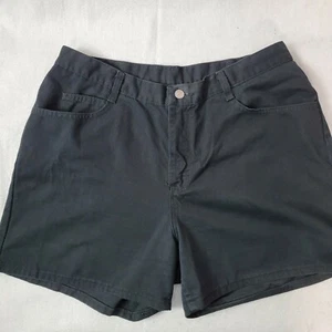 Lee Riders Womens Shorts Size 14 Black High Rise Inseam 4 - Picture 1 of 9