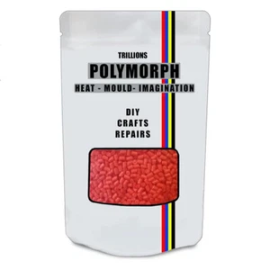 (Red) Hand Mouldable Polymorph | Thermoplastic | Craft, DIY Repair, Modelling - Picture 1 of 6