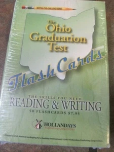 FLASHCARDS ~ OHIO GRADUATION TEST ~ READING & WRITING ~ 2003 ~ NEW / SEALED - Foto 1 di 2