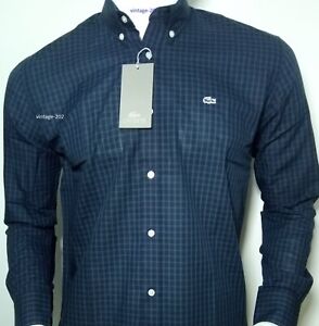 Full / Long Sleeve Men's Lacoste Shirts uk size Cotton