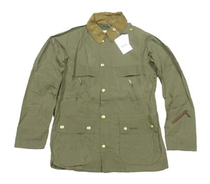 Barbour Men's Olive Green Bedale Casual Jacket $475 - Picture 1 of 8