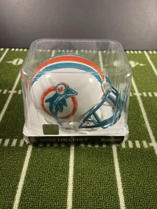 Miami Dolphins 1980-1996 VSR4 Riddell Mini Helmet Dan Marino Era Style - Picture 1 of 2