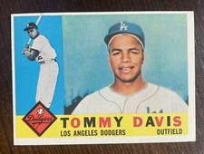 Tommy Davis 1960  Topps Near Mint Los Angeles Dodgers very Nice