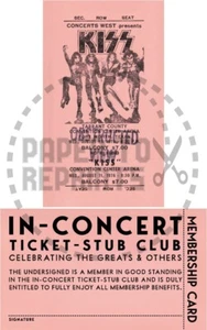 MUSICA - BACIO - IN CONCERTO - BIGLIETTO-STUB CLUB - RISTAMPA BIGLIETTO - FANTASY CARD - Foto 1 di 1
