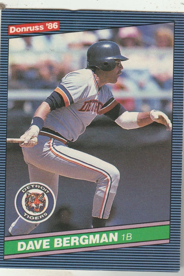 FREE SHIPPING-MINT-1986 Donruss Detroit Tigers  #471 Dave Bergman +BONUS CARDS - Image 1 of 1