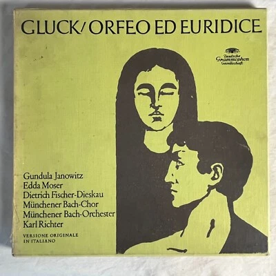 GLUCK Orfeo Ed Euridice 1968 Promo Vinyl Box Set Deutsche Grammophon - VG+ - Image 1 of 4