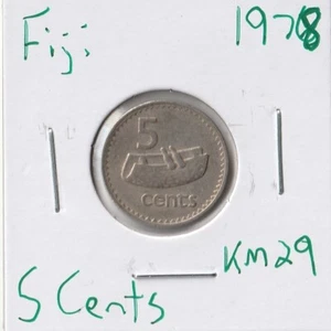 Moneda Fiji 5 centavos 1978 KM29 - Imagen 1 de 2