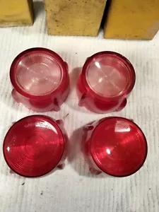 Mopar 1957 Dodge Tail & Back-up Lens SET NORS GLO-BRITE (2) 1689870 (2) 1689871 - Picture 1 of 6