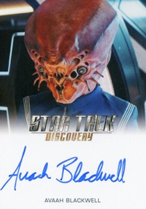 RITTENHOUSE STAR TREK DISCOVERY SEASON 2 AVAAH BLACKWELL AUTOGRAPH CARD