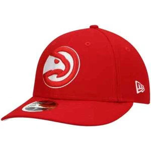 Atlanta Hawks Hat Red Team Low Profile New Era 59Fifty Fitted Size 8 - Picture 1 of 4