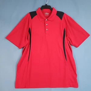 PGA Tour Men's Pullover Shirt Golf Polo Short Sleeve Red Size 2XL - Picture 1 of 8