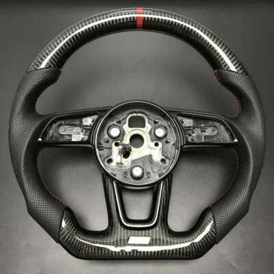 High Quality Full Carbon Steering Wheel For AUDI A3 A4 A5 S3 S4 S5 B9 2017- 2019 - Image 1 of 4