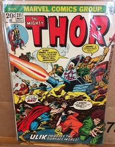 Marvel, The Mighty Thor #211, 1973, Buscema, Conway, Ulik, FN/VF - Bild 1 von 1