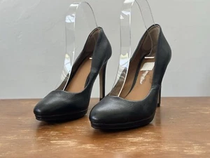 Zapatos de salón Banana Republic Kelsey de cuero negro para mujer talla 7 M - Imagen 1 de 10