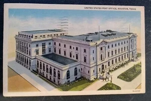 Postkarte TX Houston USA Post Office - Bild 1 von 2