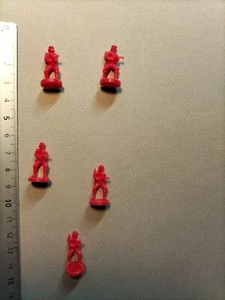 5 x INFANTERIE MINIATUR (+-1/72 SCALE) / FORTRESS AMERICA MB / G905 - Bild 1 von 1