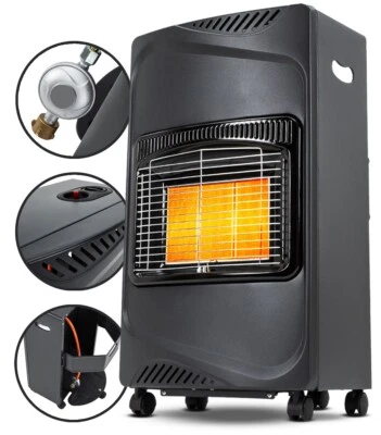 HEIDENFELD HOME & LIVING Gasheizstrahler Gas Heizgerät 4200W Gasheizung Gasheizer Piezo-Zündung Gasofen