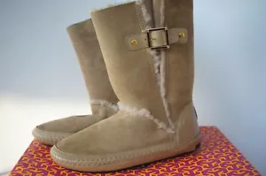 New Tory Burch Boots Boho Size 8 Mid-Calf Camel - Picture 1 of 12