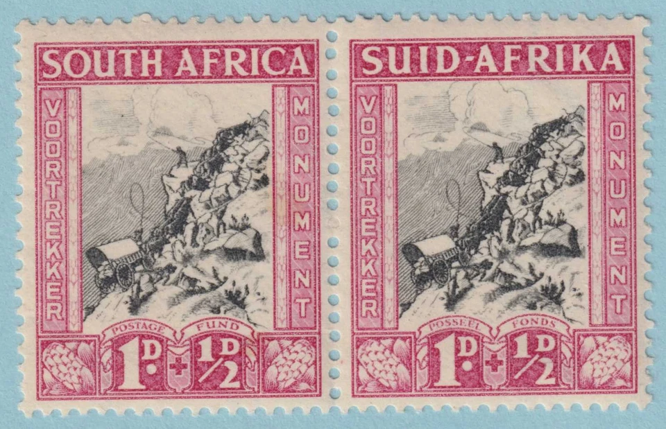 SUDÁFRICA B2 SEMIPOSTAL COMO NUEVO CON BISAGRAS OG * ¡SIN FALLAS MUY BIEN! - VJT Foto 1 de 1