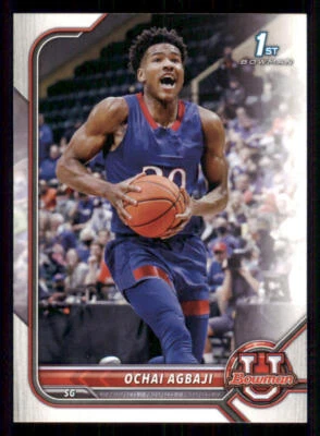 2021-22 Bowman University #2 Ochai Agbaji - Image 1 of 2