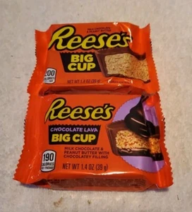 NEU! 2 PACKUNGEN! Reese’s Chocolate Lava Big Cup UND BIG CUP! 1,4 oz - Bild 1 von 1