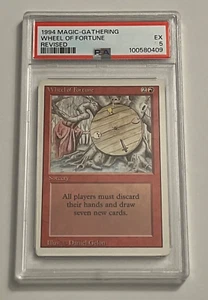 1994 MTG - Wheel of Fortune - Revised Edition - PSA 5 - Picture 1 of 2