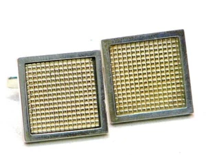 FS Manschettenknöpfe Sterling Silber 925 Teilvergoldet Franz Scheurle Scheuerle - Bild 1 von 3