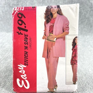 McCalls 6273 Plus Size Tunic Pants and Open Front Cardigan Misses 16 22 Pattern - Picture 1 of 5