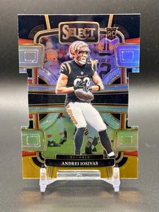2023 Panini Select Andrei Iosivas Concourse Die-Cut Black & Gold Prizm #21 - Bild 1 von 2