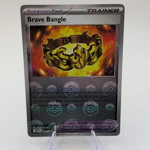 Brazalete Brave (Patrón Poke Ball) 080/086 Pokemon Sv: Holo Acampanado Blanco - Imagen 1 de 2