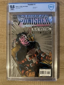 Punisher #1 CBCS 9.8 Not CGC Marvel Edge 1995 Electrifying First Issue! Rare HTF - Picture 1 of 2