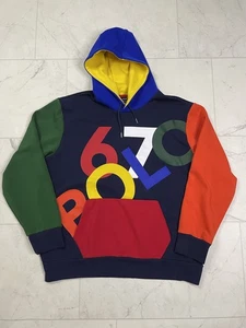 Polo Ralph Lauren Sudadera con Capucha Para Hombre Talla XL Multicolor PRL 67 Color Block Pullover - Imagen 1 de 13