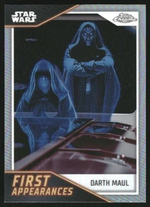 Primeras apariciones Topps Chrome Star Wars 2023 #FA6 Darth Maul - Imagen 1 de 2
