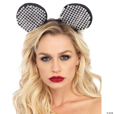 Adults Studded Mouse Ears Headband – Halloween Costume Accessory - Imagem 1 de 4