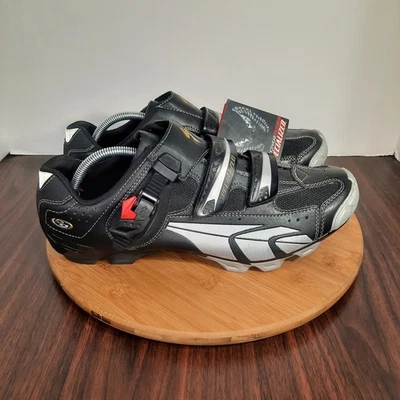 Specialized Body Geometry Hombres 13 Zapatos Negro Carbono Bicicleta Ciclismo Tenis NUEVO Foto 1 de 4