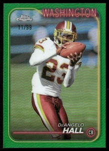 DeAngelo Hall 2024 Topps Chrome #195 Green Refractor /99 - Bild 1 von 2