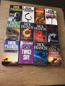 Dick Francis, Lot 12 x Books, For Kicks, Enquiry, Twice Shy, Forfeit (PB) G13 - Picture 1 of 11