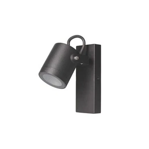 APPLIQUE A PARETE FARETTO ORIENTABILE ATTACCO GU10 LAMPADA PER MURO ESTERNO - Bild 1 von 5