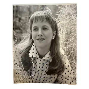 Julie Harris signiertes Foto Vintage Original 7 x 9 schwarz weiß östlich von Eden - Bild 1 von 7