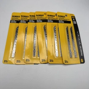 Lotto 6 lame per seghetto alternativo DeWalt taglio pulito legno DW3750H2 2 confezioni nuove in confezione - Foto 1 di 5