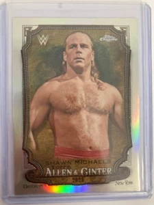 Topps WWE Chrome 2024 Shawn Michaels Allen & Ginter Refractor . - Bild 1 von 2