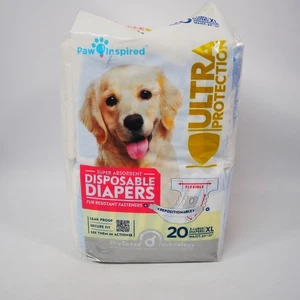 Paw Inspired Disposable Diapers Ultra Protection X-Large 20 Pack - Picture 1 of 3