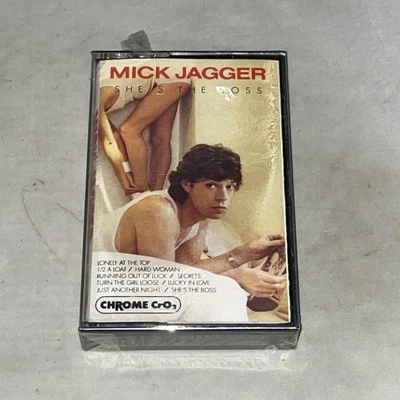 Mick Jagger She's The Boss Cassette Tape 1985 Classic ROCK ROLLING STONES Sealed - Image 1 of 2