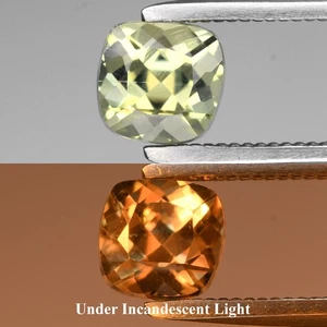 💎 0.73ct VS Cushion Natural Color Change Diaspore - Turkey Gemstone - Picture 1 of 6