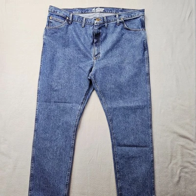 Wrangler 47 Advanced Comfort Denim Jeans Regular Fit Mens 46x32 Cowboy Western - Image 1 of 4