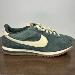 Nike Cortez Vintage FJ2530-301 Green Muslin Shoes Women's Size 12 / Men's 10.5 - Picture 1 of 7