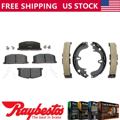 Kit pastillas de freno y zapatas de freno delanteras traseras metálicas para Chevrolet Nova 1985-1988 Foto 1 de 4