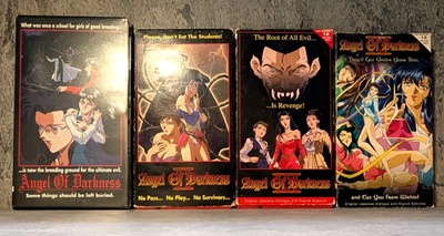 Angel of Darkness horror mature anime VHS lot. Pink Pineapple, SoftCel. TESTED! - Image 1 of 4